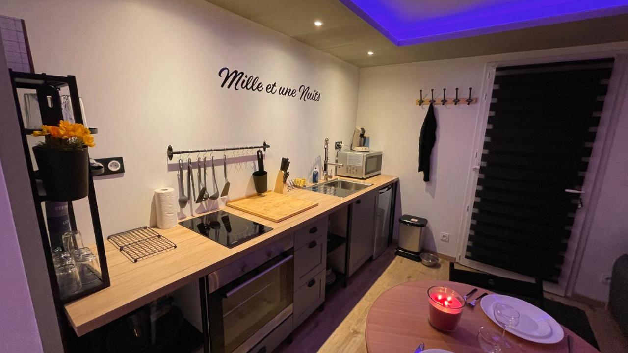 Mille Et Une Nuit, Appartement Classe 3 Etoiles En Rdc Avec Exterieur Et Parking Dole Buitenkant foto